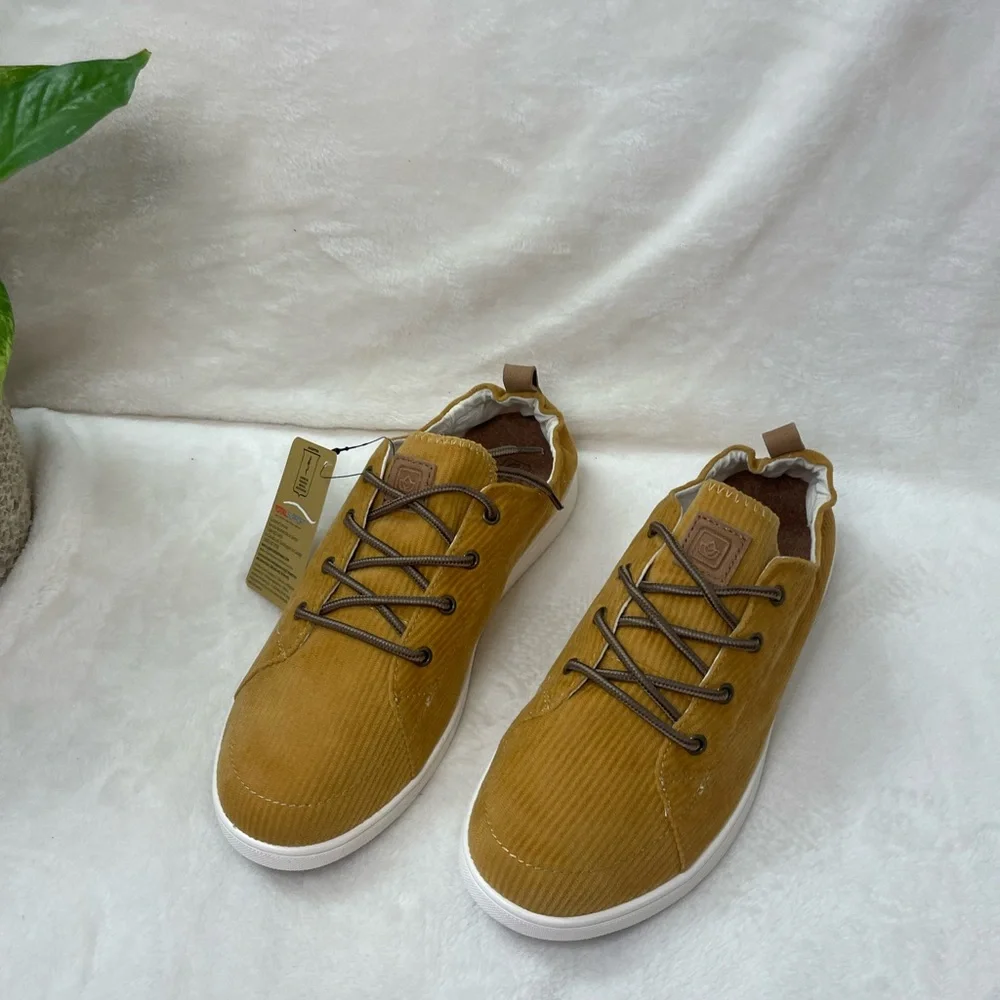 Spenco Santa Clara Cozy Shoes Mustard 11D US/ 41.5D‎ EU, F 636